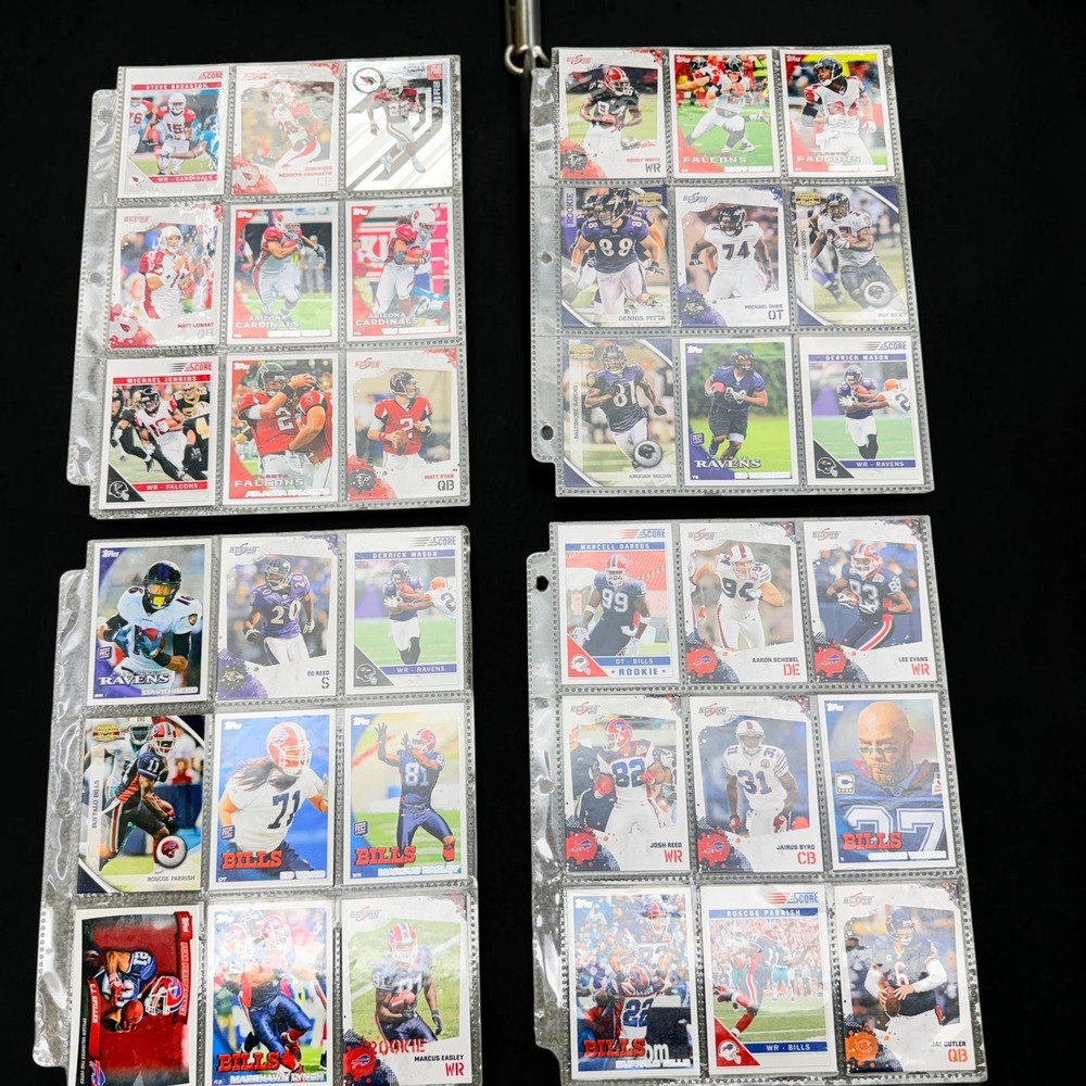238 NFL Football Trading Card Lot Topps Score Rookie Cards Brady Brees Peterson